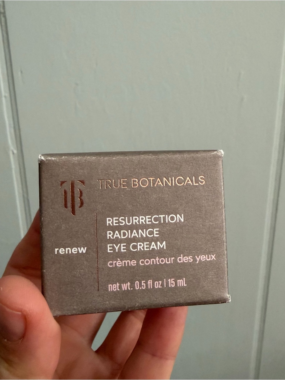 NEW UNUSED: True Botanicals Resurrection Radiance Eye Cream